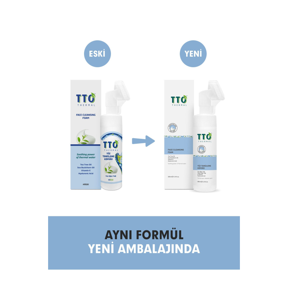 Yüz Temizleme Köpüğü 200 ml (Aplikatörlü) (Çay Ağacı Yağı /Tea Tree Oil)