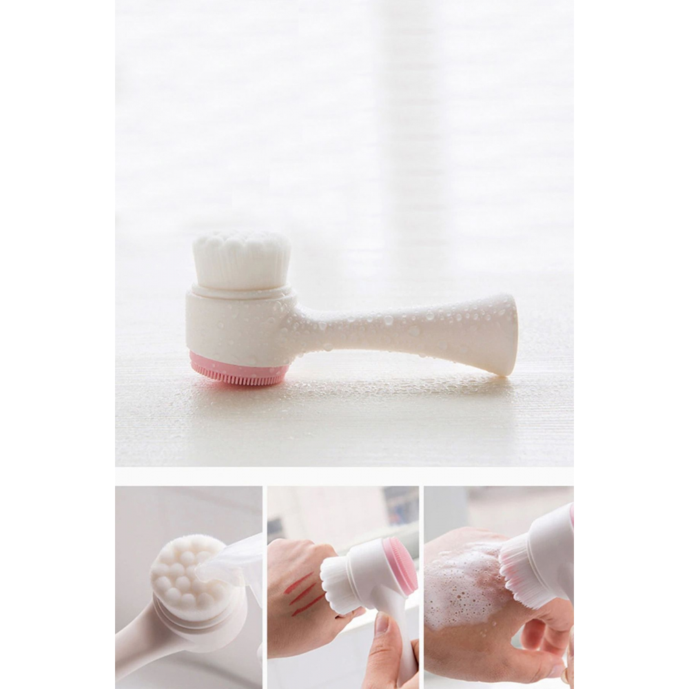 Cilt Ve Yüz Temizleme Fırçası Çift Taraflı Cin306