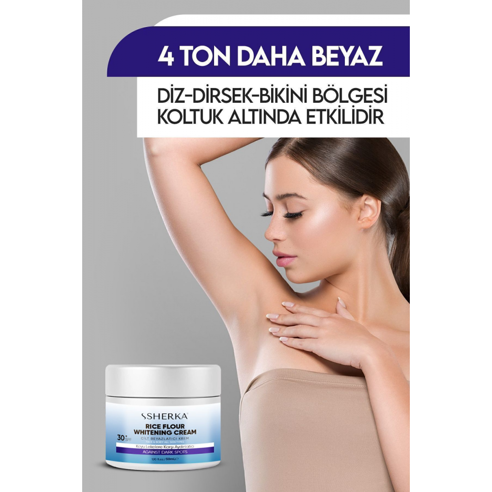 Cilt Beyazlatıcı Aydınlatıcı Leke Karşıtı Bakım Kremi 30 spf 50ml