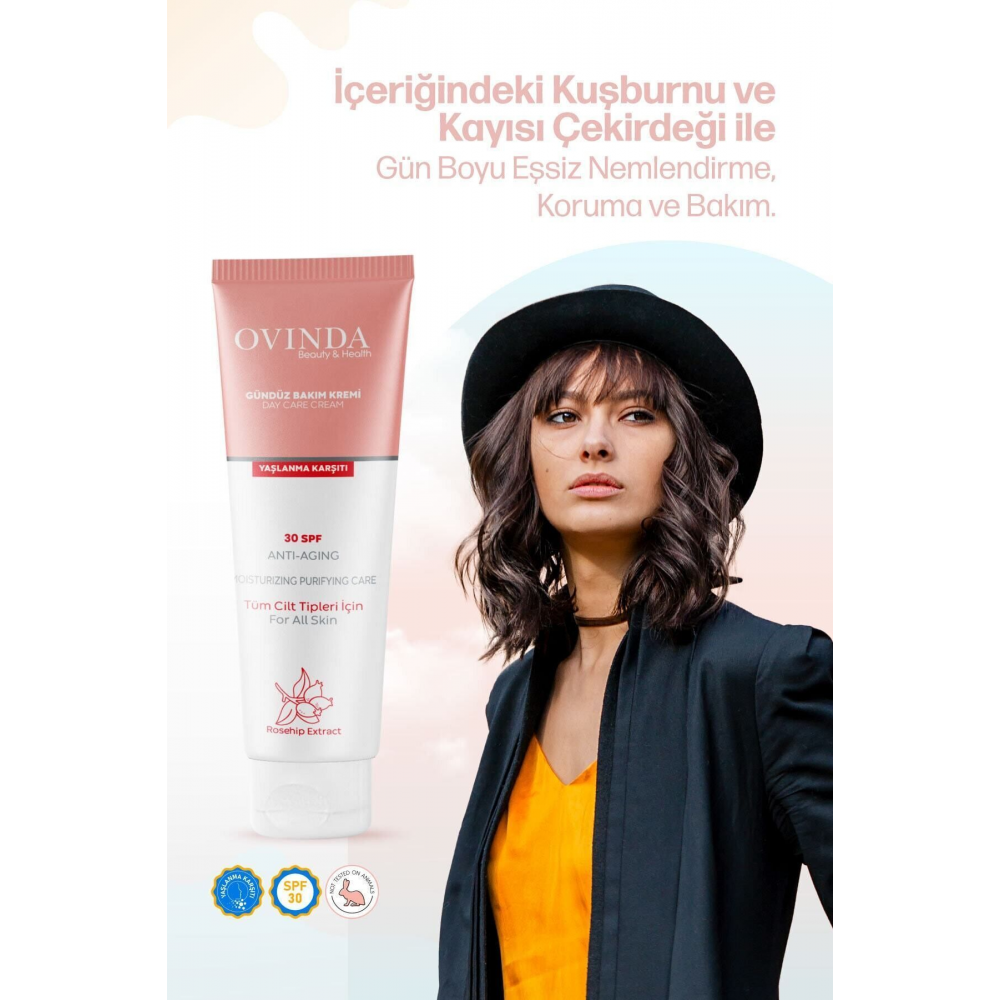 Gündüz Bakım Kremi Spf30 Güneş Koruyucu - Leke, Yaşlanma & Kırışıklık Karşıtı 50 ml