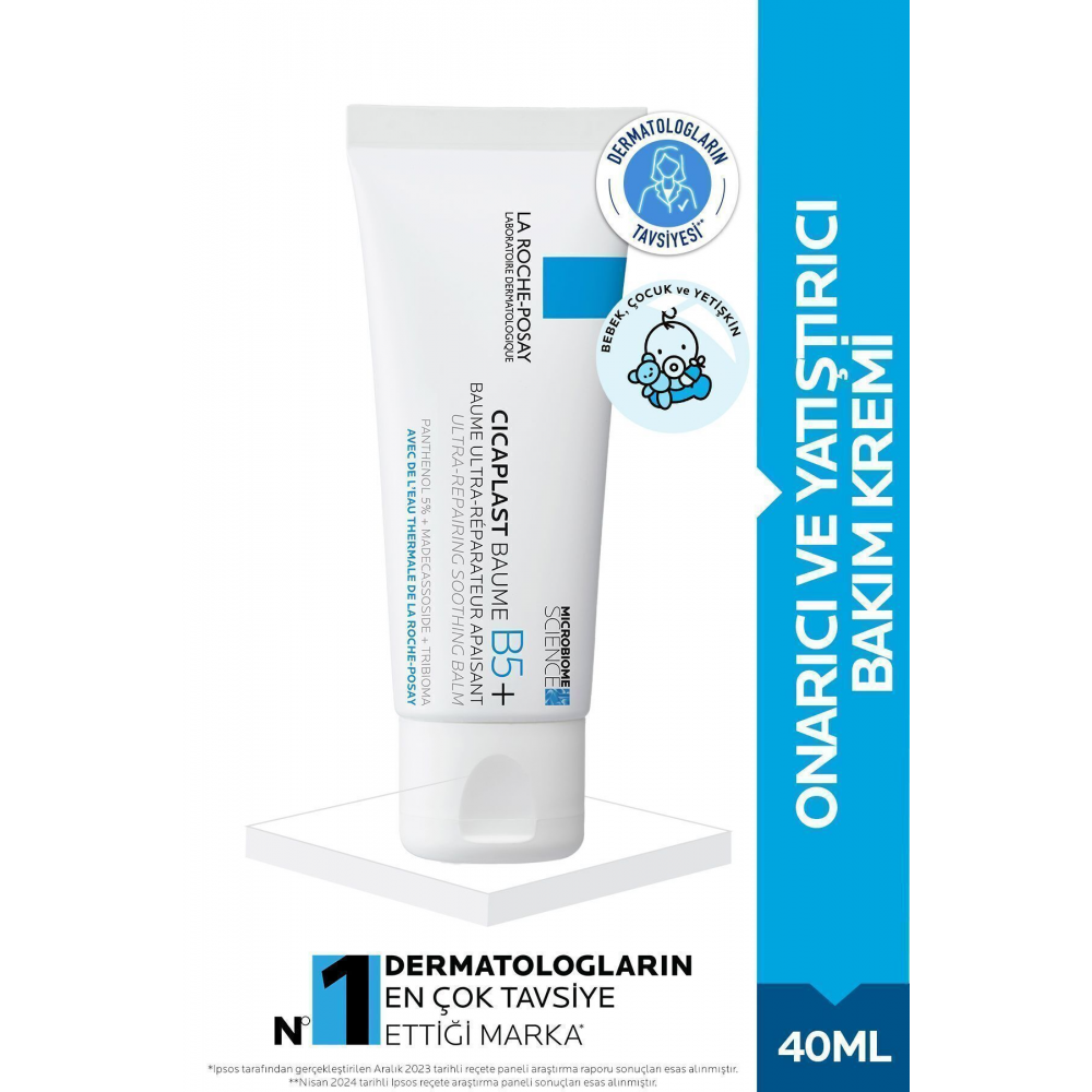 La Roche-posay Cicaplast Baume B5 Yatıştırıcı Ve Onarıcı Bakım Kremi 40 ml