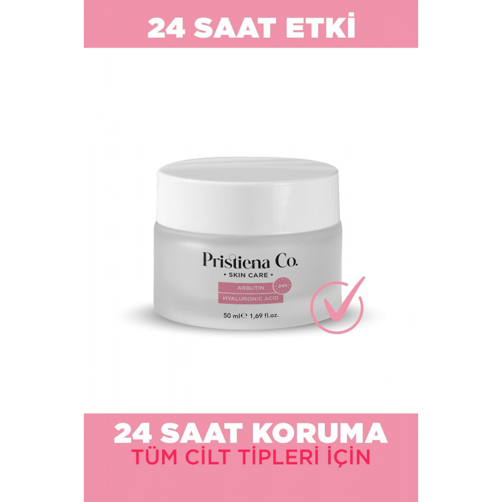 Nemlendirici Yüz Kremi Cilt Tonu Eşitleyici Aydınlatıcı Su Bazlı Tüm Cilt Tipleri 50 ML