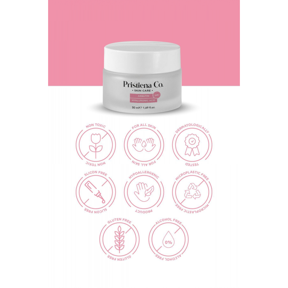 Nemlendirici Yüz Kremi Cilt Tonu Eşitleyici Aydınlatıcı Su Bazlı Tüm Cilt Tipleri 50 ML