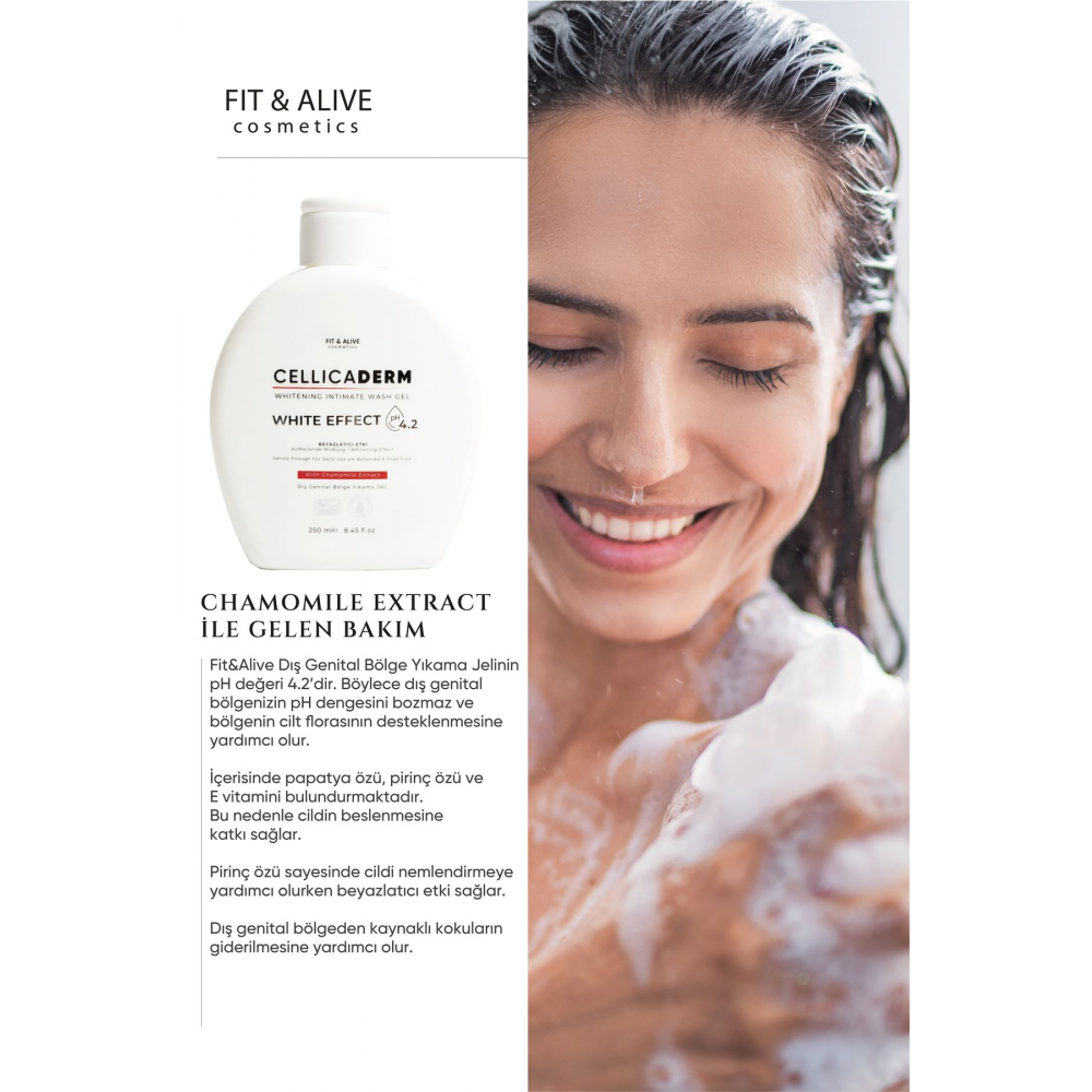 Fitalive Cellicaderm Intime Jel - Beyazlatıcı Etkili