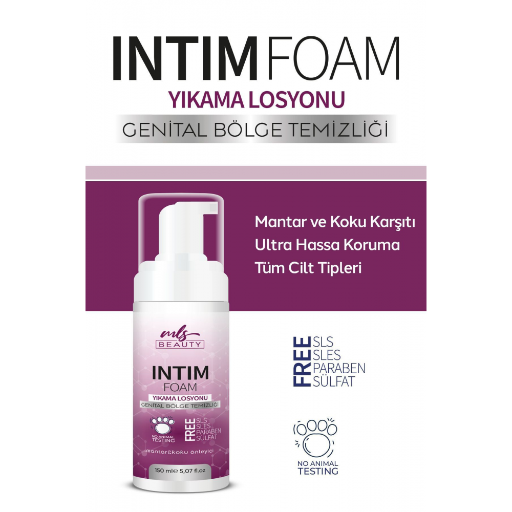 Genital Bölge Koku Mantar Akıntı Giderici Beyazlatma Etkili Intim Köpüğü 150 ml
