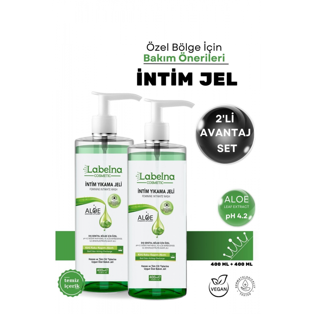Genital Bölge ( Özel Bölge) Koku , Akıntı Giderici İNTİM Jel 2'Li Set