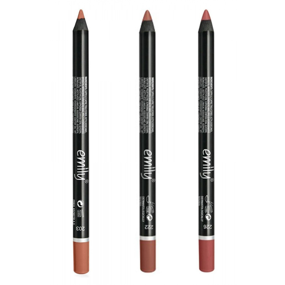 Emily Dudak Kalemi 3'lü No:203-222-226