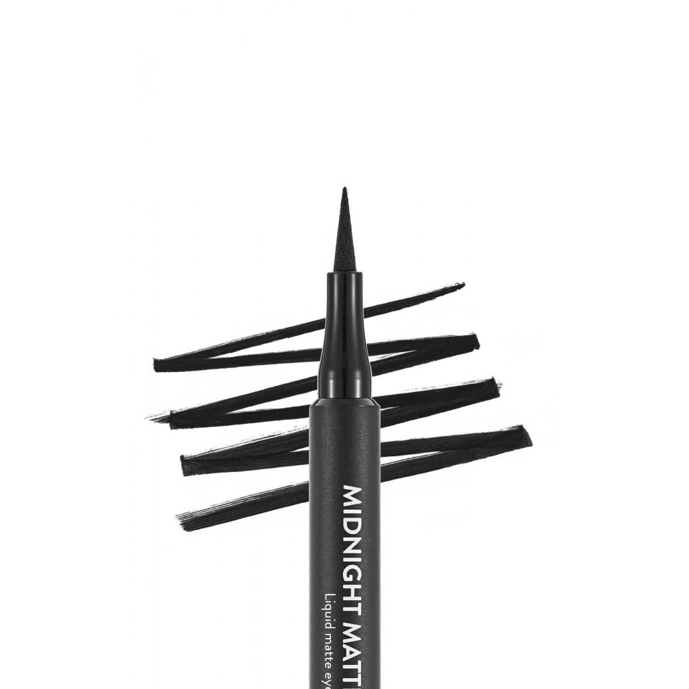 Mat Likit Kalem Eyeliner (SİYAH) - Midnight Matte Eyeliner - 001 Black - 8690604532292