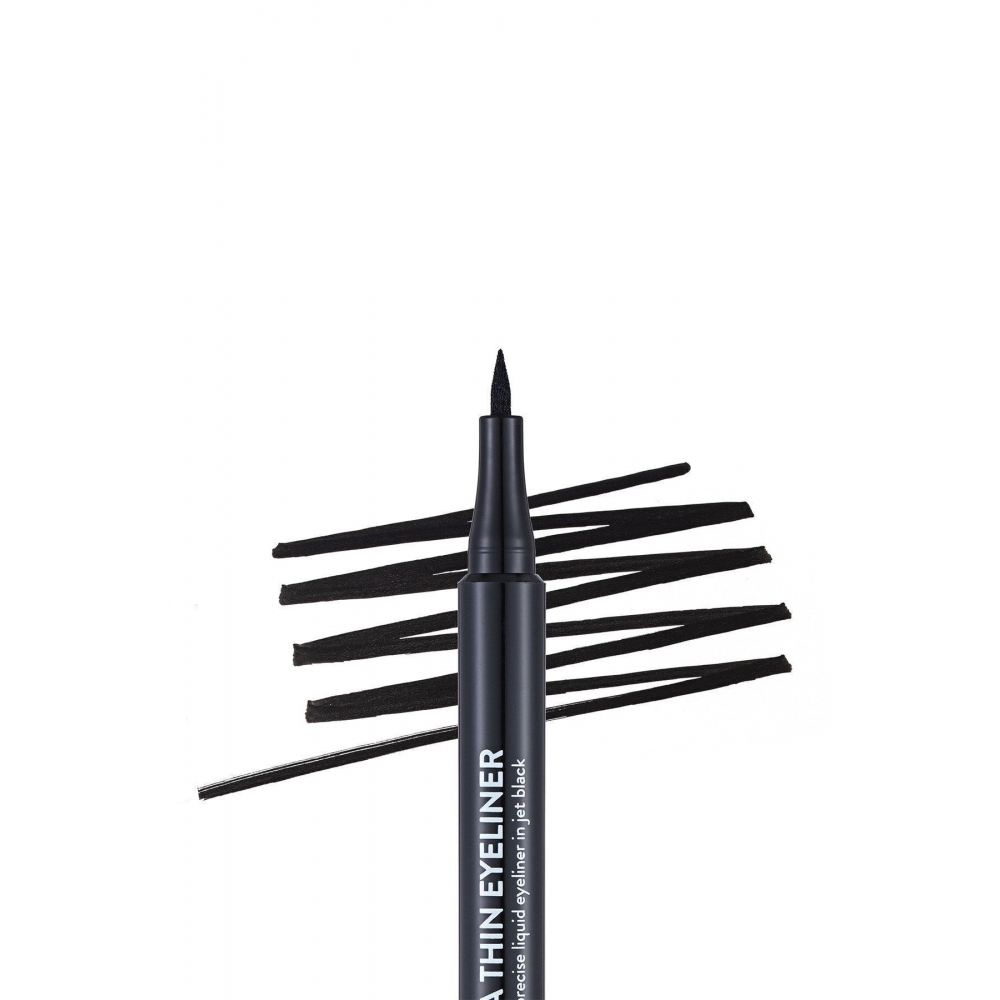 Ultra Ince Uçlu Eyeliner (SİYAH) - Ultra Thin Eyeliner - 001 Black - 8690604478491