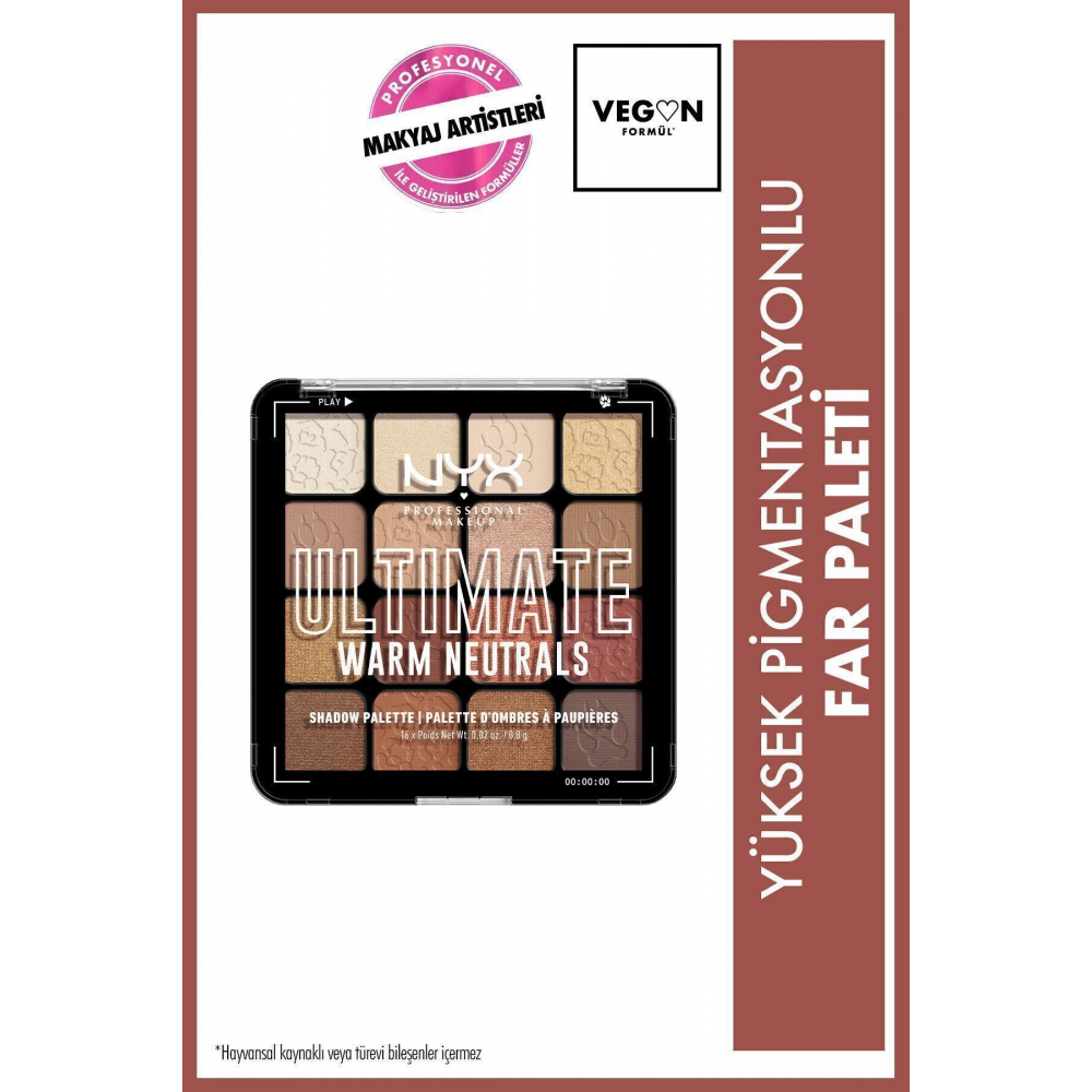 Göz Farı Paleti - Ultimate Shadow Pallette Warm Neutrals 800897017644