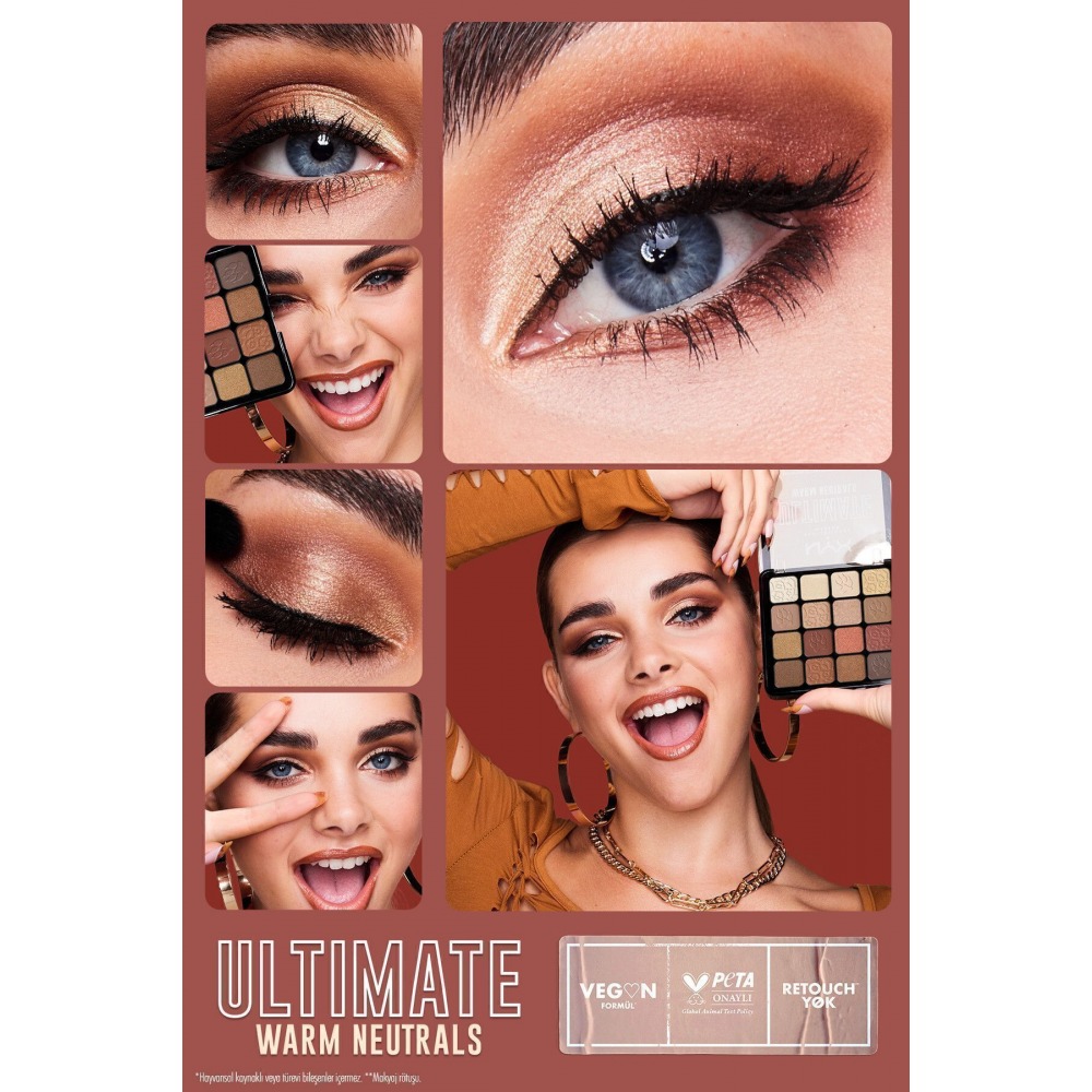 Göz Farı Paleti - Ultimate Shadow Pallette Warm Neutrals 800897017644