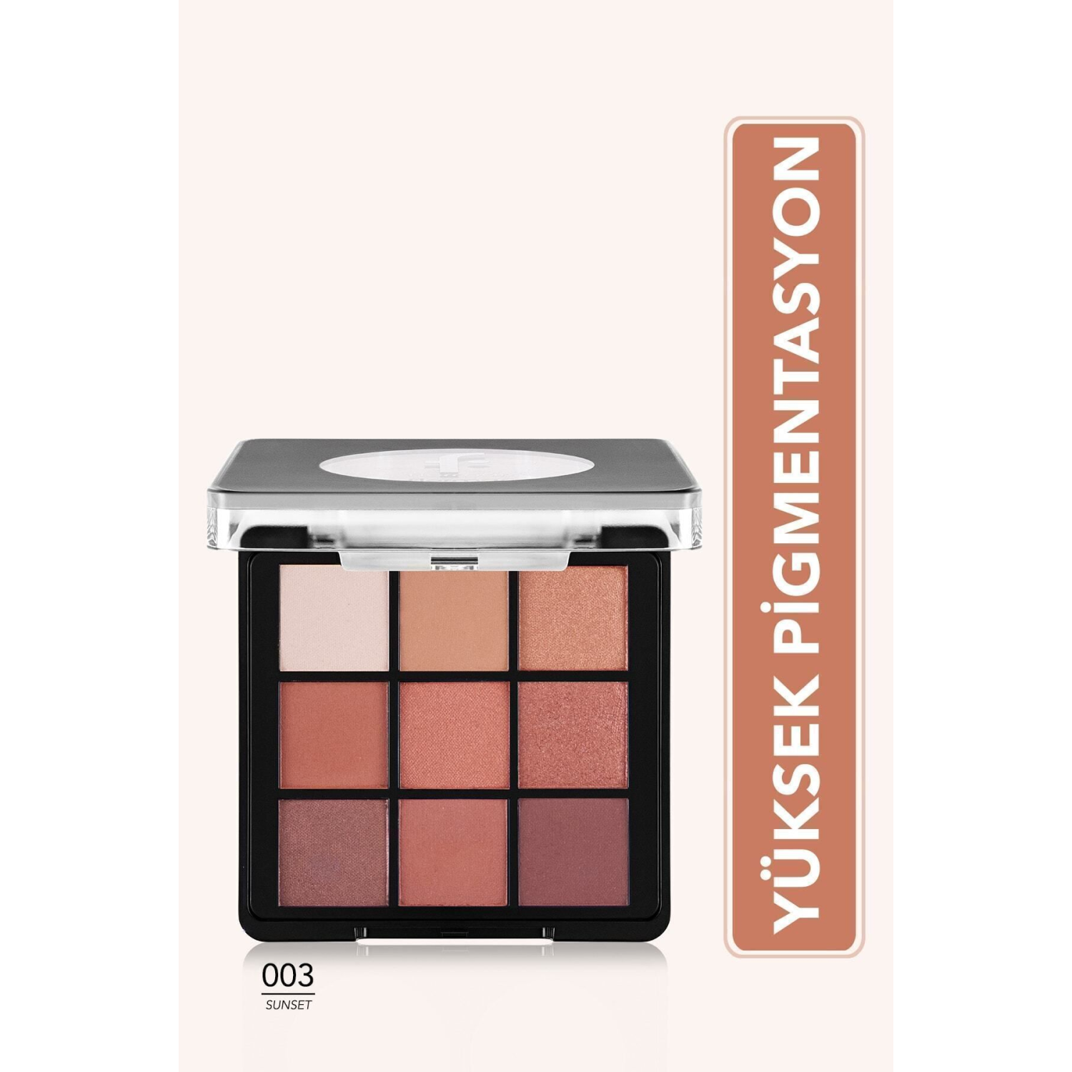 Mat & Işıltılı Kremsi Far Paleti - Eye Shadow Palette - 003 Sunset- 8682536048453