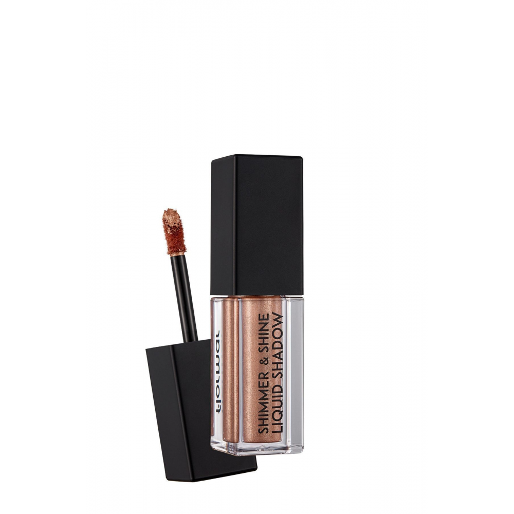 Metalik Likit Göz Farı (BAKIR) - Shimmer & Shine Liquid Shadow - 004 Sunset Look - 8682536003124