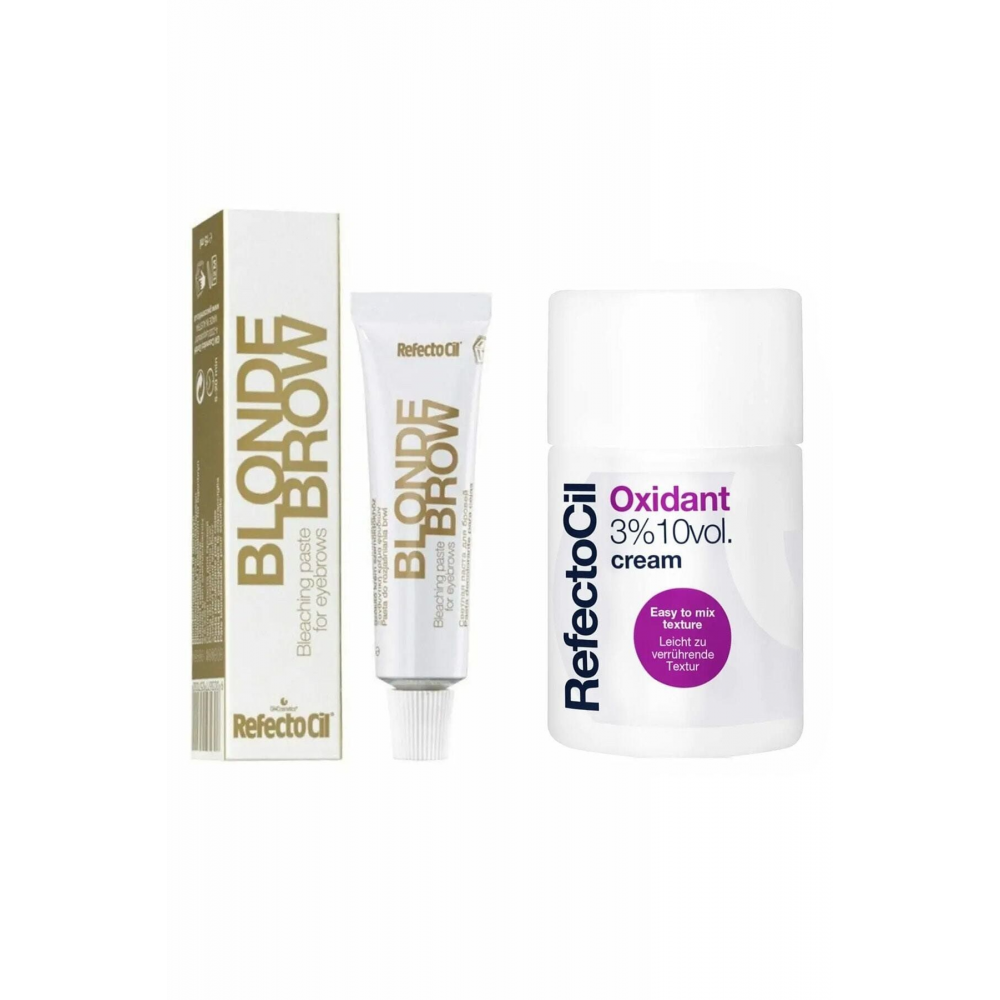 Kaş + Kirpik Boyası Sarı Blonde Brow 15 Ml + Krem Oksidan 100 Ml