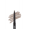 İki Uçlu Açılı Kaş Kalemi ve Kaş Fırçası (Koyu Kahve) - Angled Brow Pencil - 004 - 8690604572069