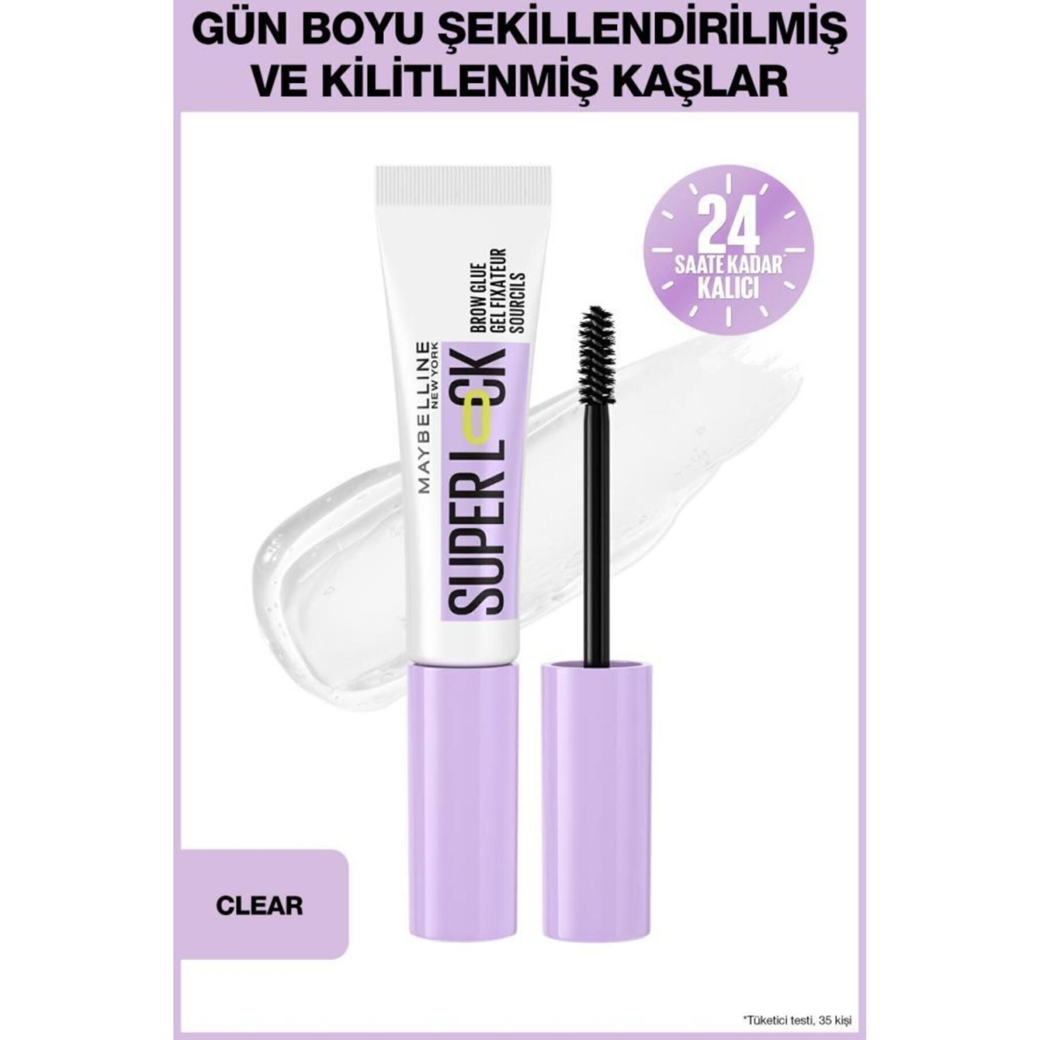 Super Lock Brow Glue Kaş Sabitleyici Maskara