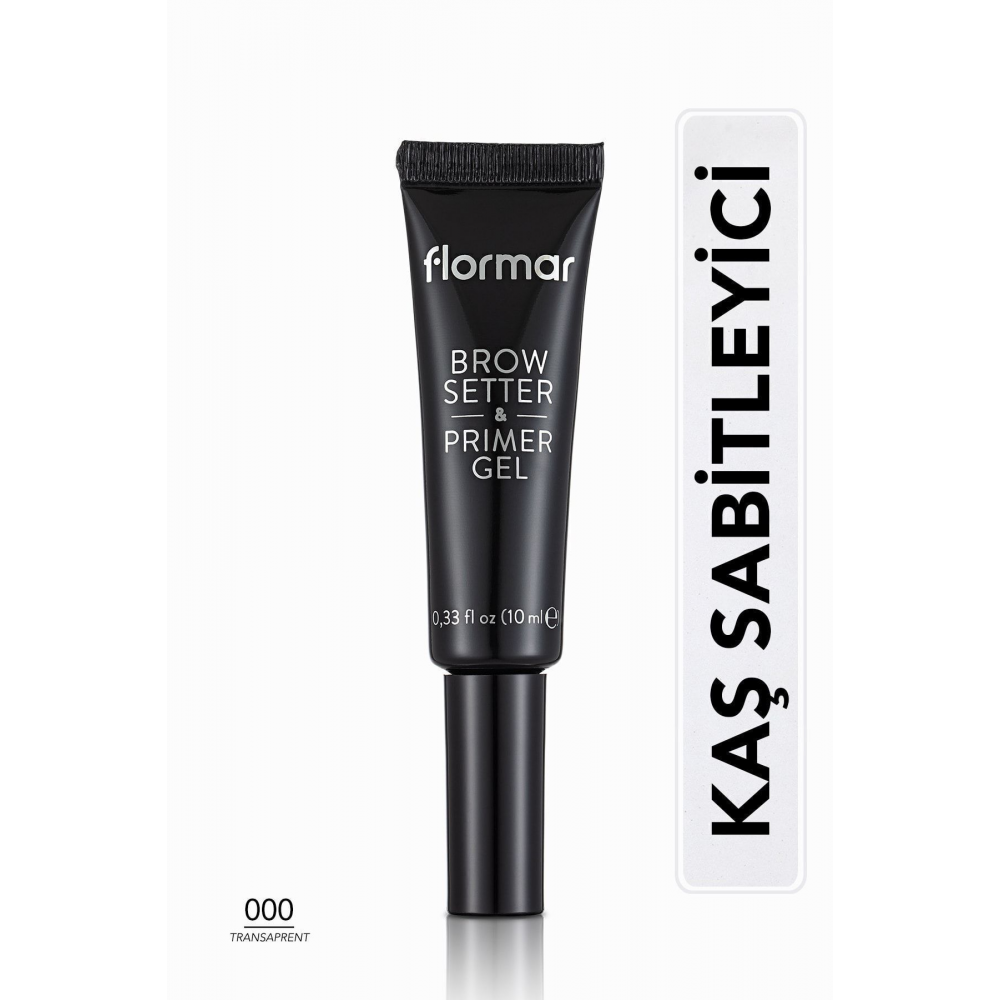 Sabitleyici Ve Renk Koruyucu Şeffaf Kaş Bazı - Brow Setter & Primer Gel - 000 - 8682536034814