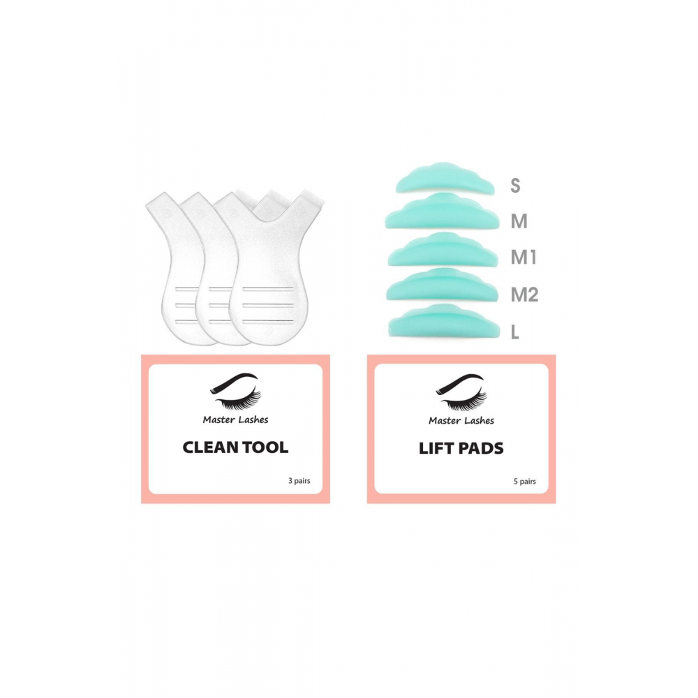 Kirpik Lifting Seti Yapıştırıcılı 10ml Lash Lift, Kaş & Kirpik Perma Seti Full Set