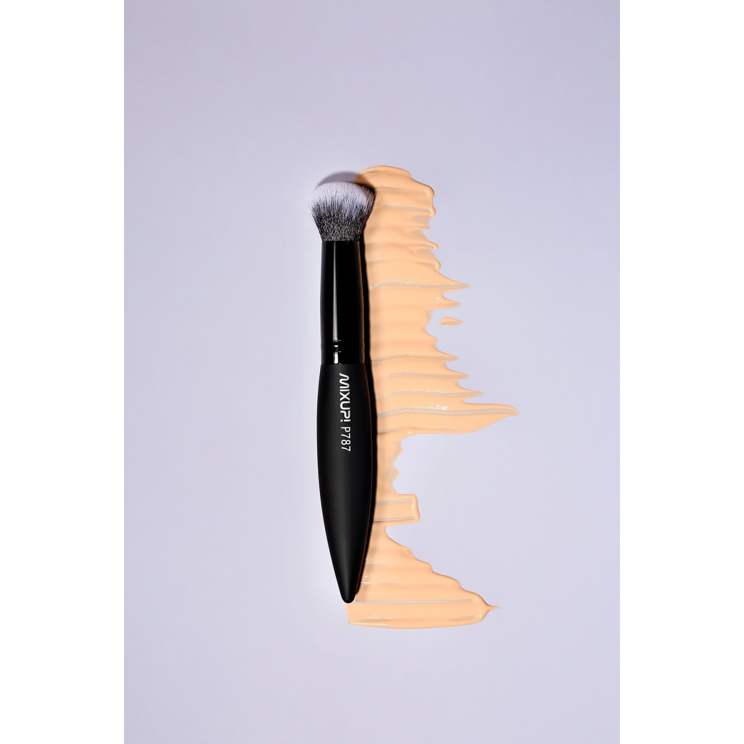 Çift Lifli Oval Kapatıcı Yüz Makyaj Fırçası P787