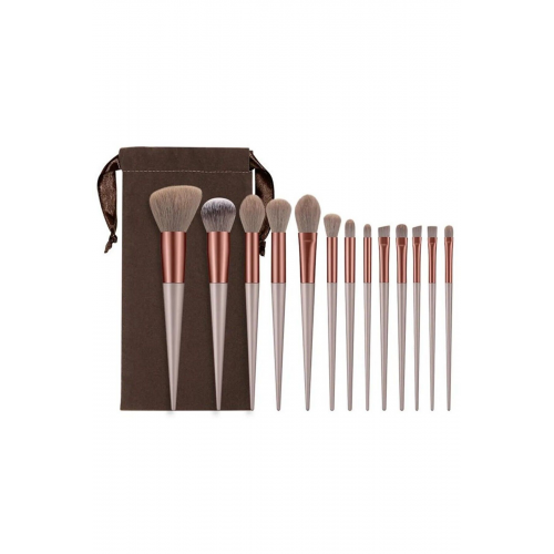 Fix 13 Lü Fırça Seti Kahverengi