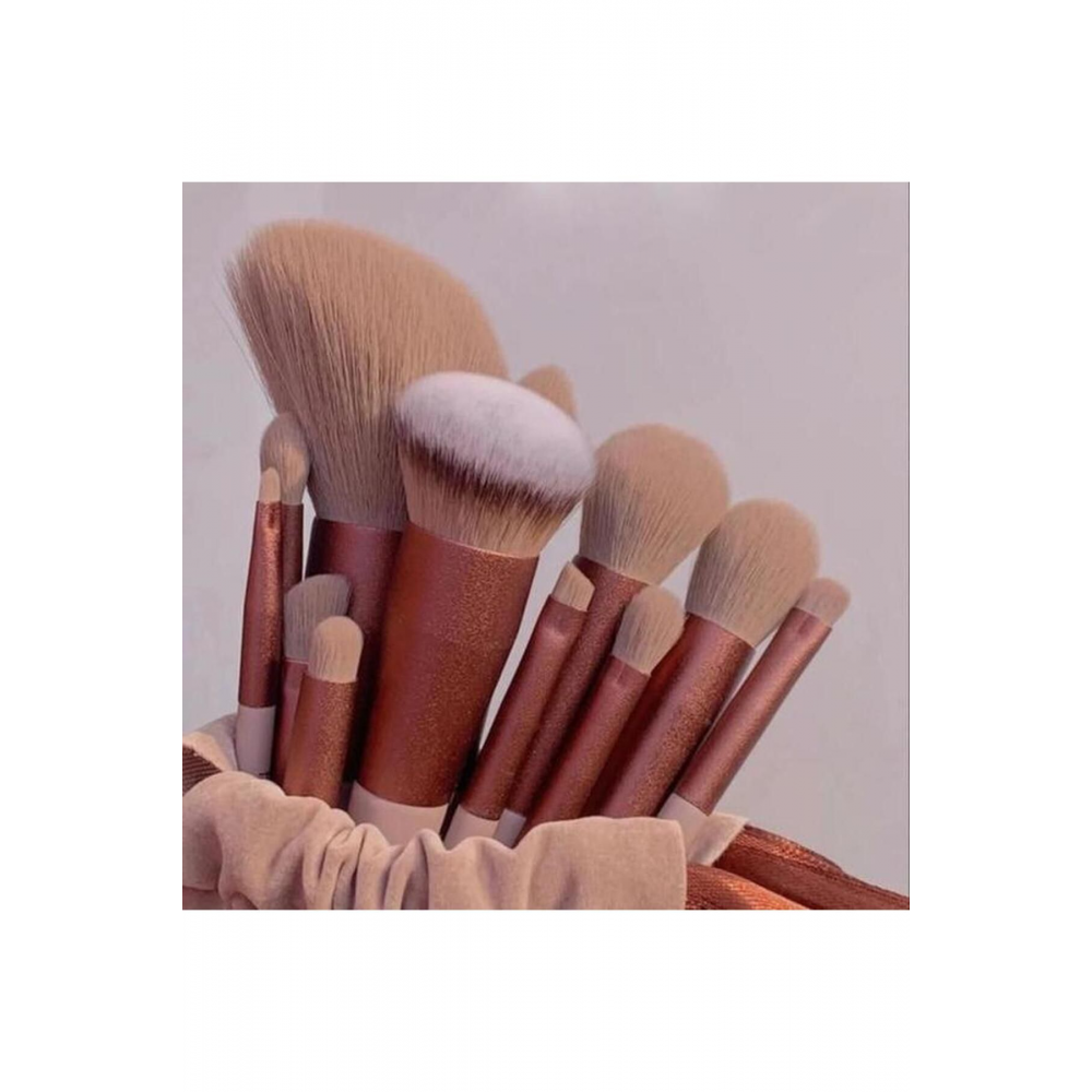 Fix 13 Lü Fırça Seti Kahverengi