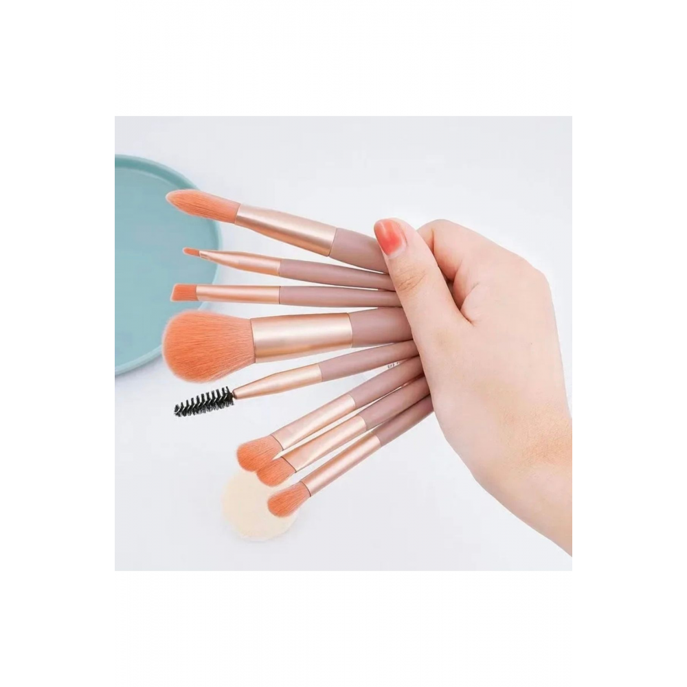 Monalisa Kadın Mini 8'Li Profesyonel Makyaj Fırça Seti