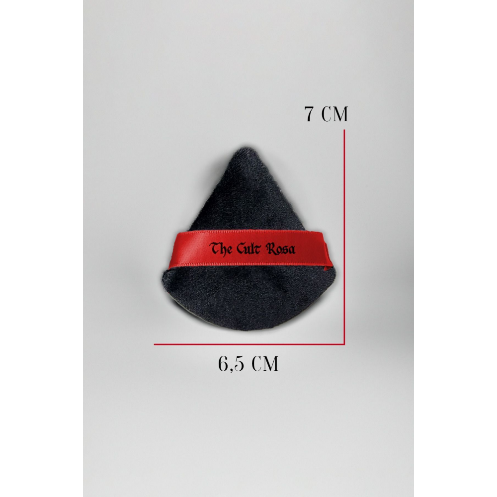 Tiara Üçgen Kadife Puf - Toz Ürün Uygulama Aparatı - 1 Adet