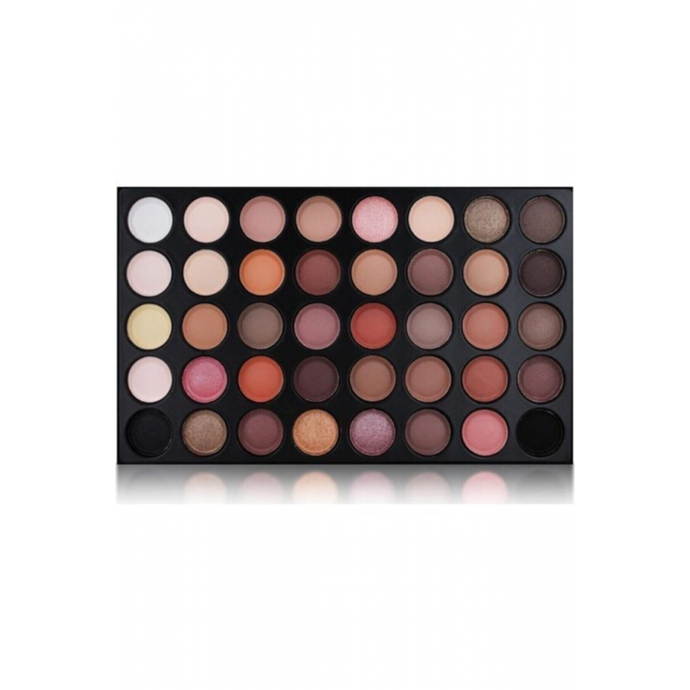 40'lı Renkli Göz Farı Palet+far Fırça Seti