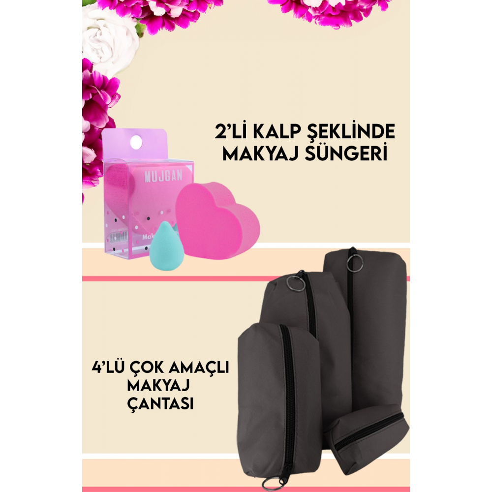 Eflatun Makyaj Seti 26 Parça Beyaz Ten