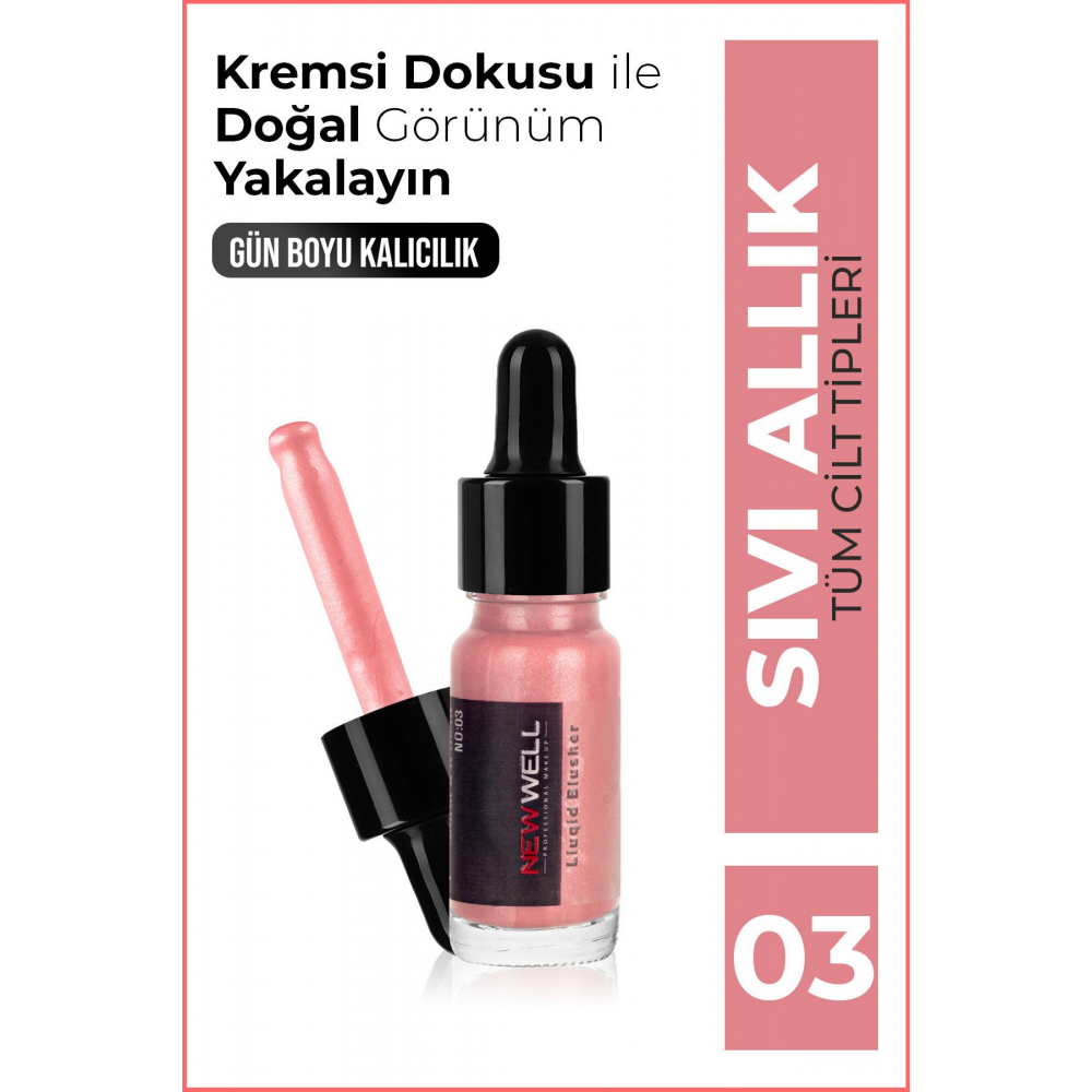 Sıvı Allık (sedefli) No03