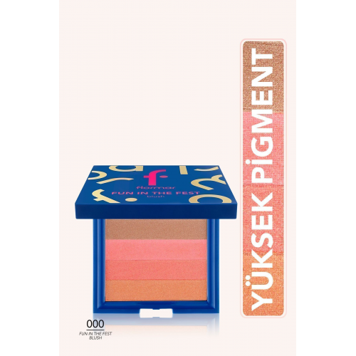 Yoğun Pigmentli Işıltılı Allık (PEMBE) - Festival Spirit Blush-on - 000 Pink - 8682536045414