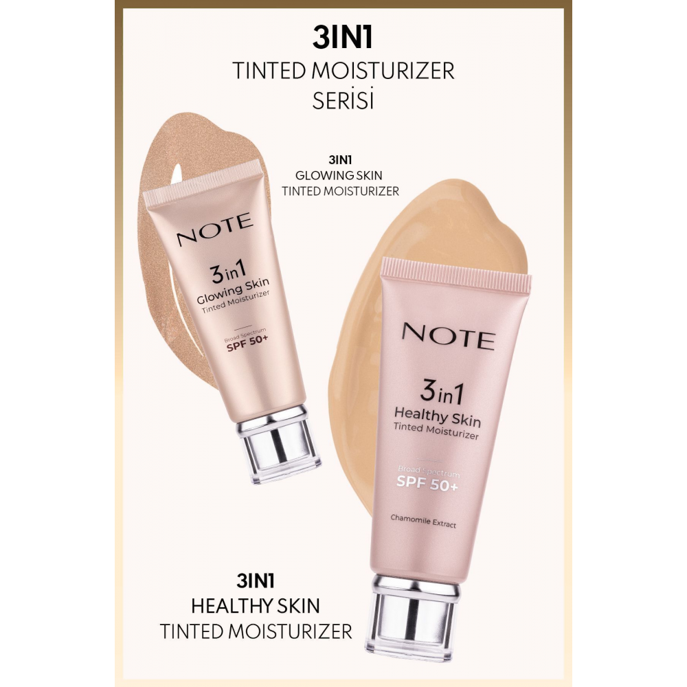 3 In 1 Healthy Skin Tinted Moisturizer 50 Spf Renk Ton Eşitleyici Aydınlatıcı Krem