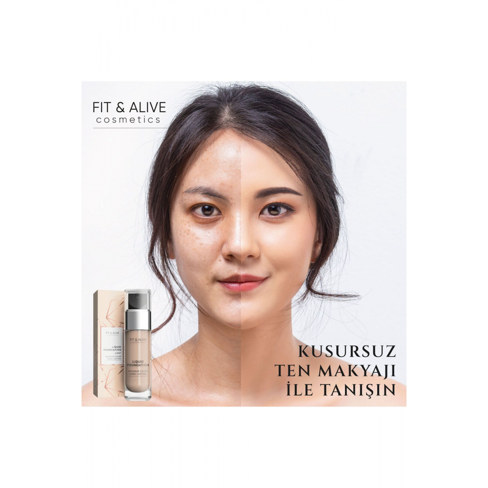 Fitalive 101 Liquid Foundation Likit Fondöten - Light