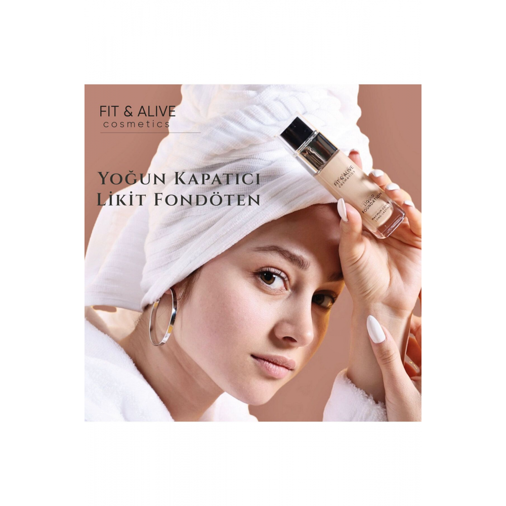 Fitalive 101 Liquid Foundation Likit Fondöten - Light
