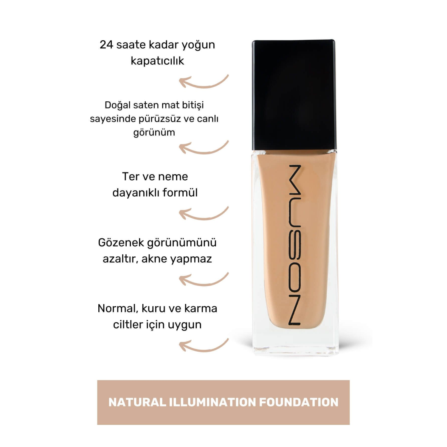 Natural Illumination Foundation - Light.30 ml