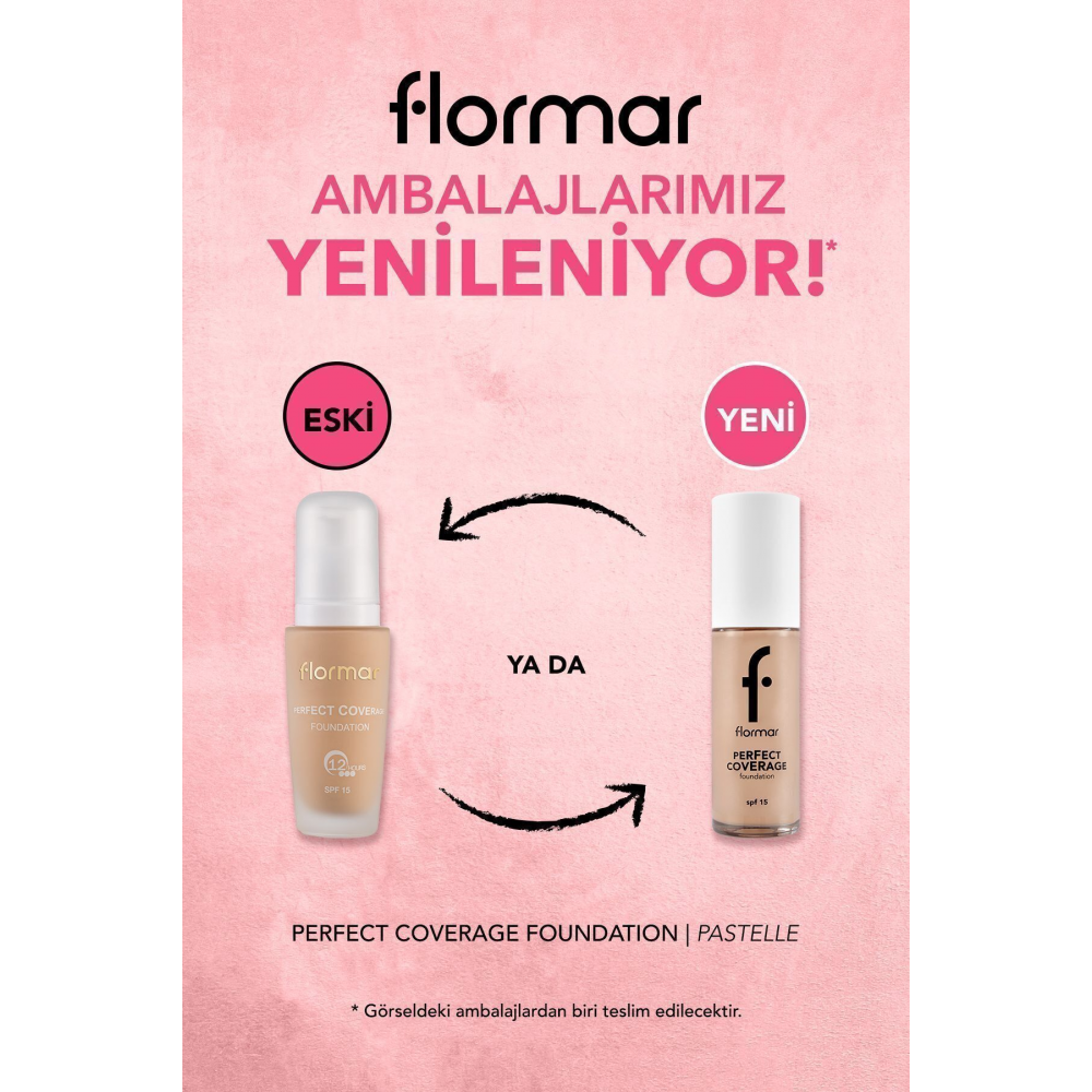 Perfect Coverage Yoğun Kapatıcı Su Bazlı Fondöten (PEMBE ALT TON) -101 Pastelle -8682536058148