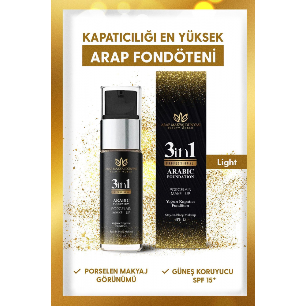 Yoğun Kapatıcı Fondöten Lıght