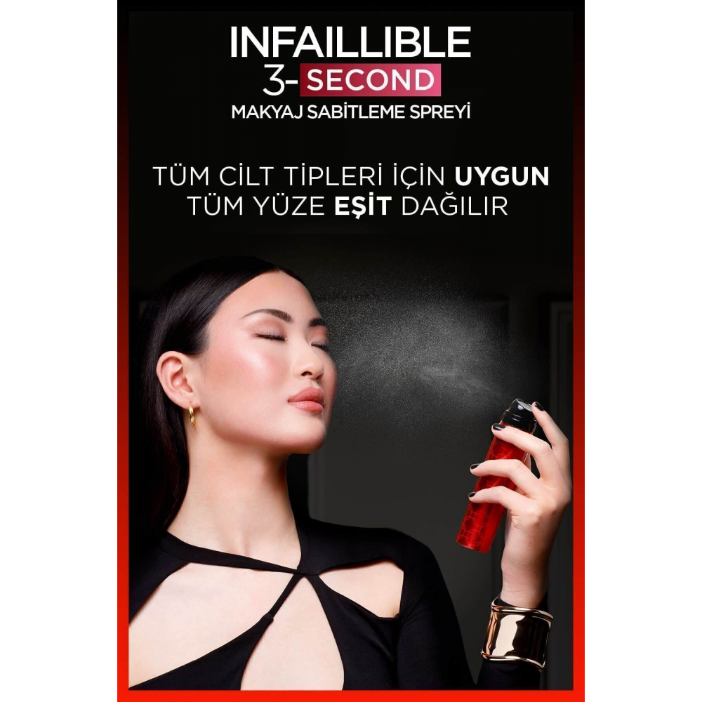 Infaillible 3-Second Makyaj Sabitleme Spreyi