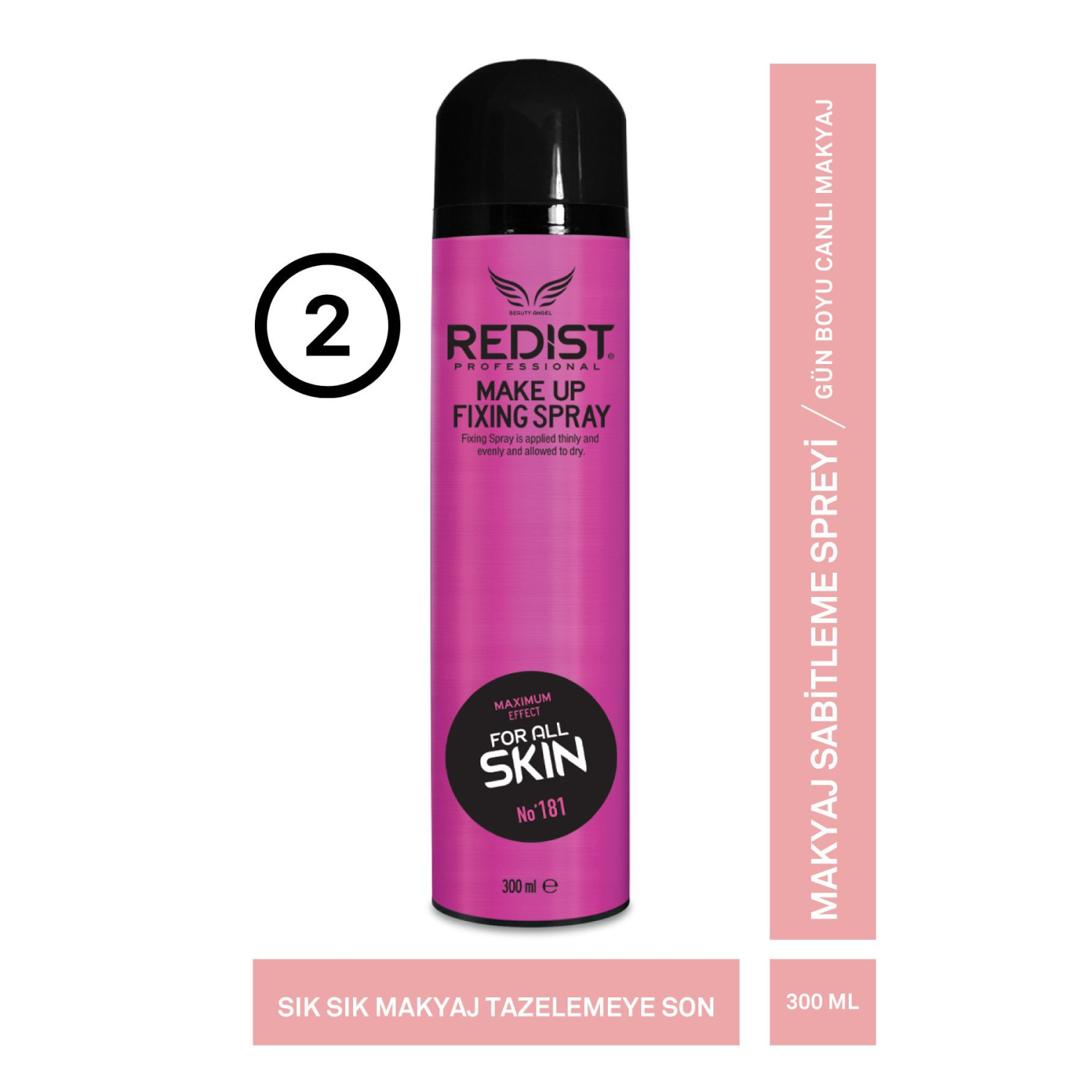 Makyaj Sabitleme Spreyi 300 ml 2 Adet
