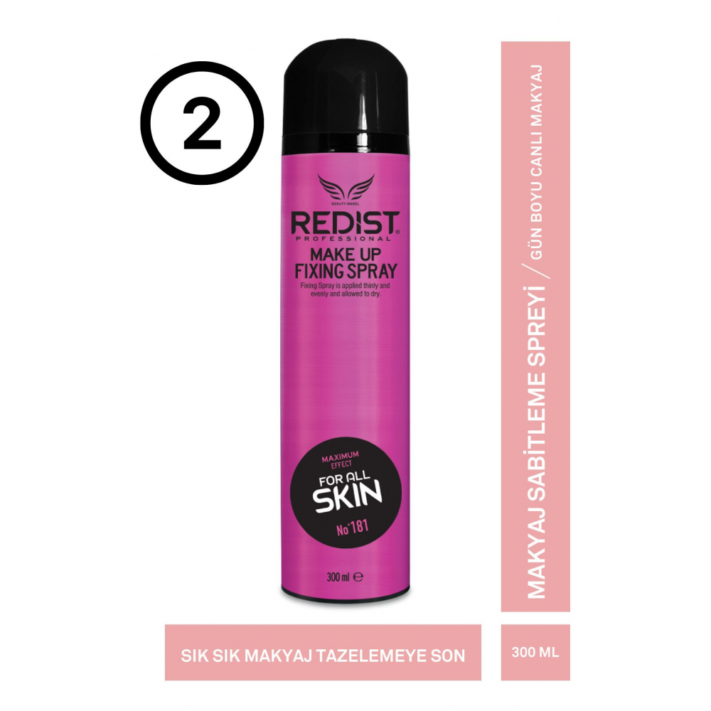 Makyaj Sabitleme Spreyi 300 ml 2 Adet