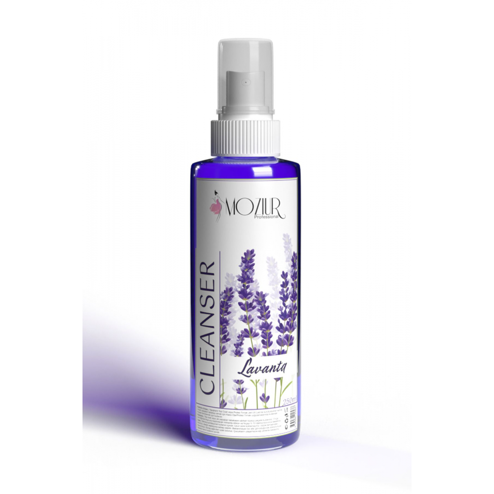 Cleanser Lavanta Kokulu - 250ml | Yapışkan Tabaka Temizleyici Ve Fırça Bakım Solüsyonu