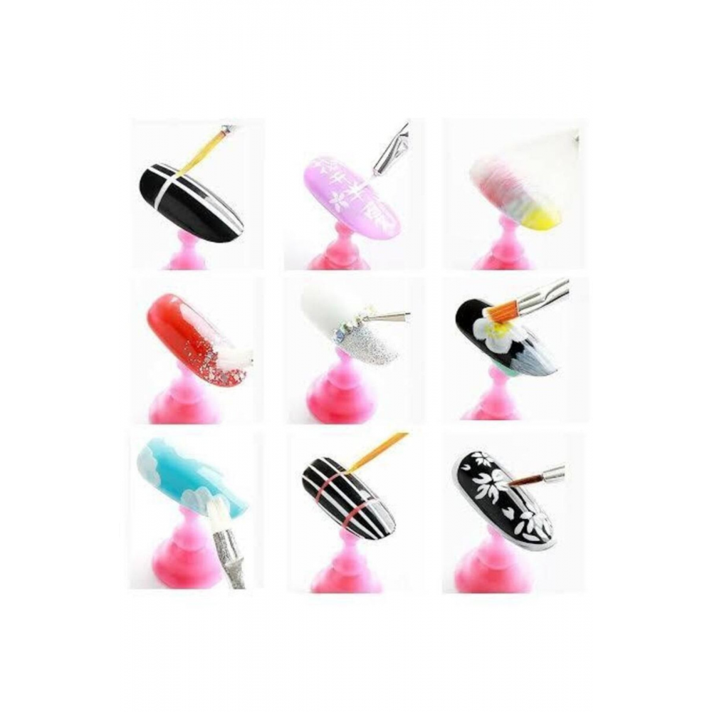 15'li Tırnak Süsleme Fırçası Desen Verme Seti