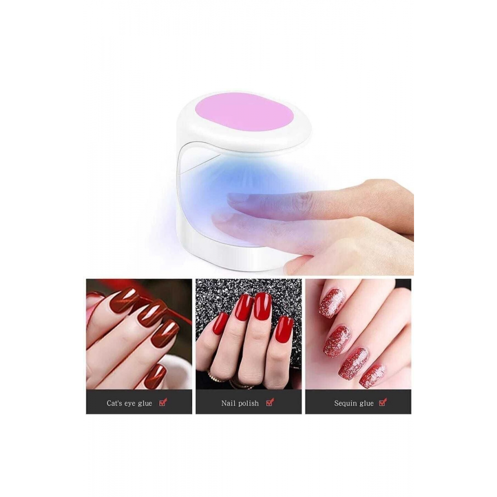 Protez Tırnak Kalıcı Oje Mini Uv-led 16watt/3led Kurutucu