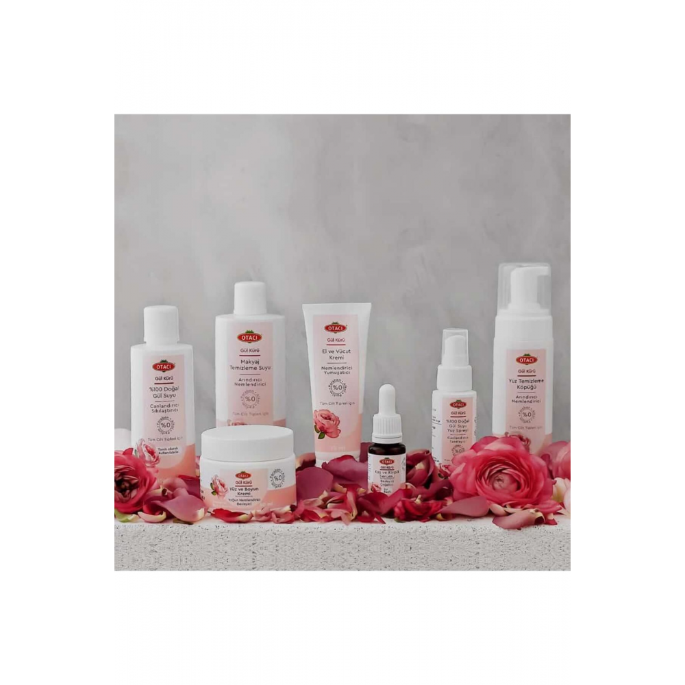 Gül Kürü % 100 Doğal Gül Suyu Canlandırıcı, Sıkılaştırıcı 150 ml