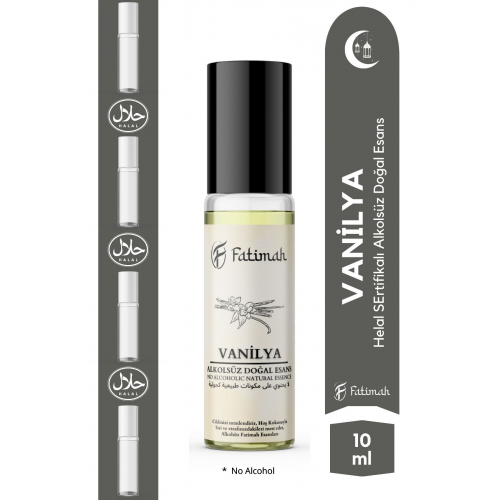 Vanilya Kokusu Doğal Esans Alkolsüz Esans Esansiyel yağ Roll On Esans Natural Essence 10ml