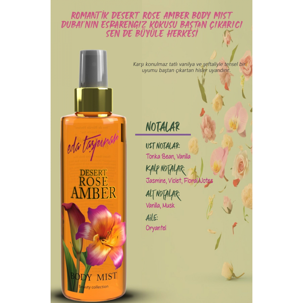 Desert Rose Amber Body Mist 200ml.
