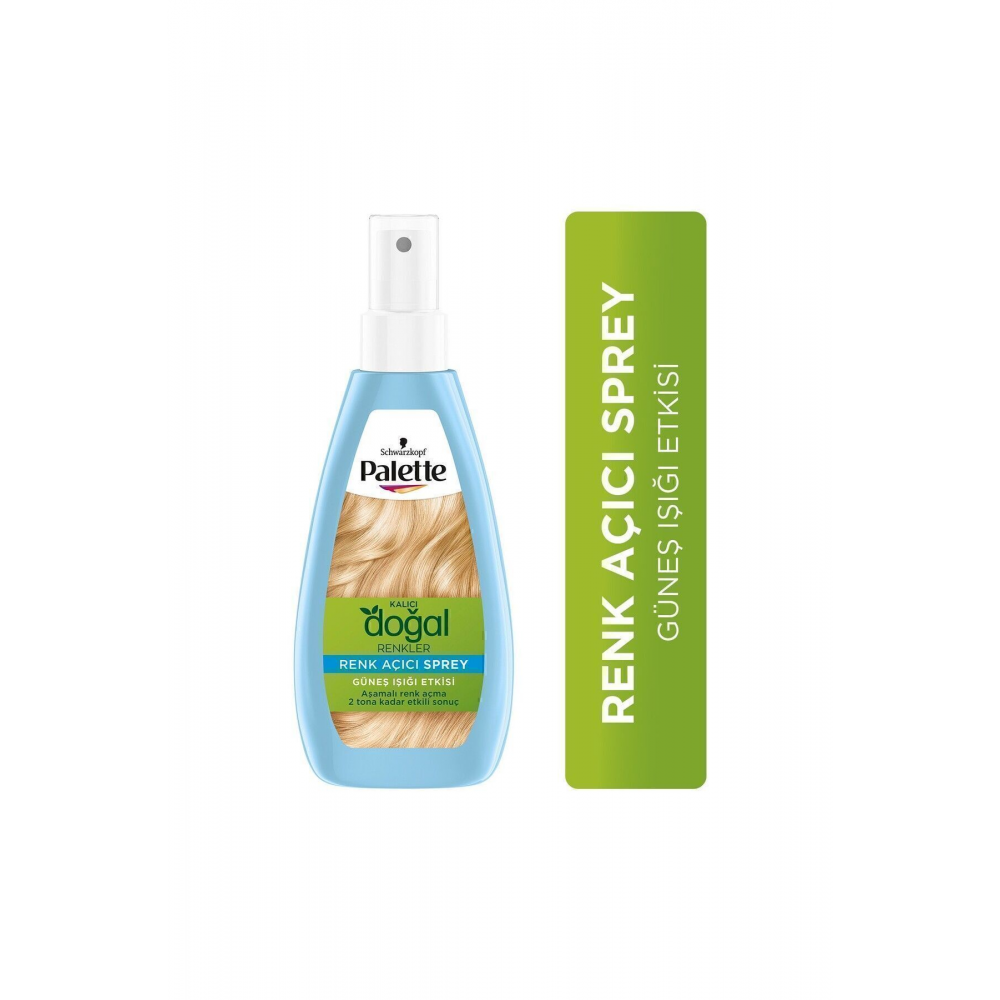 Schwarzkopf Palette Kalıcı Doğal Renkler Renk Açıcı Sprey Saç Boyası