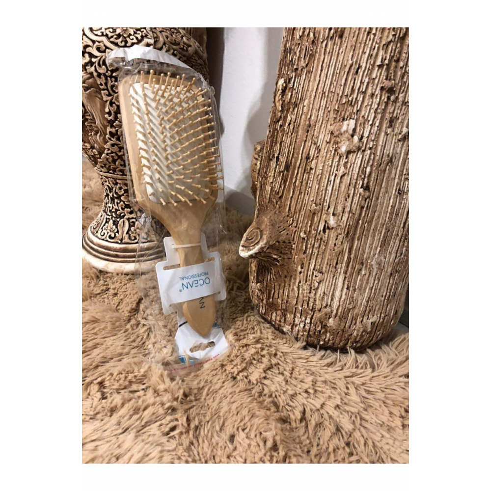 Bambu Dişli Şaç Fırçası