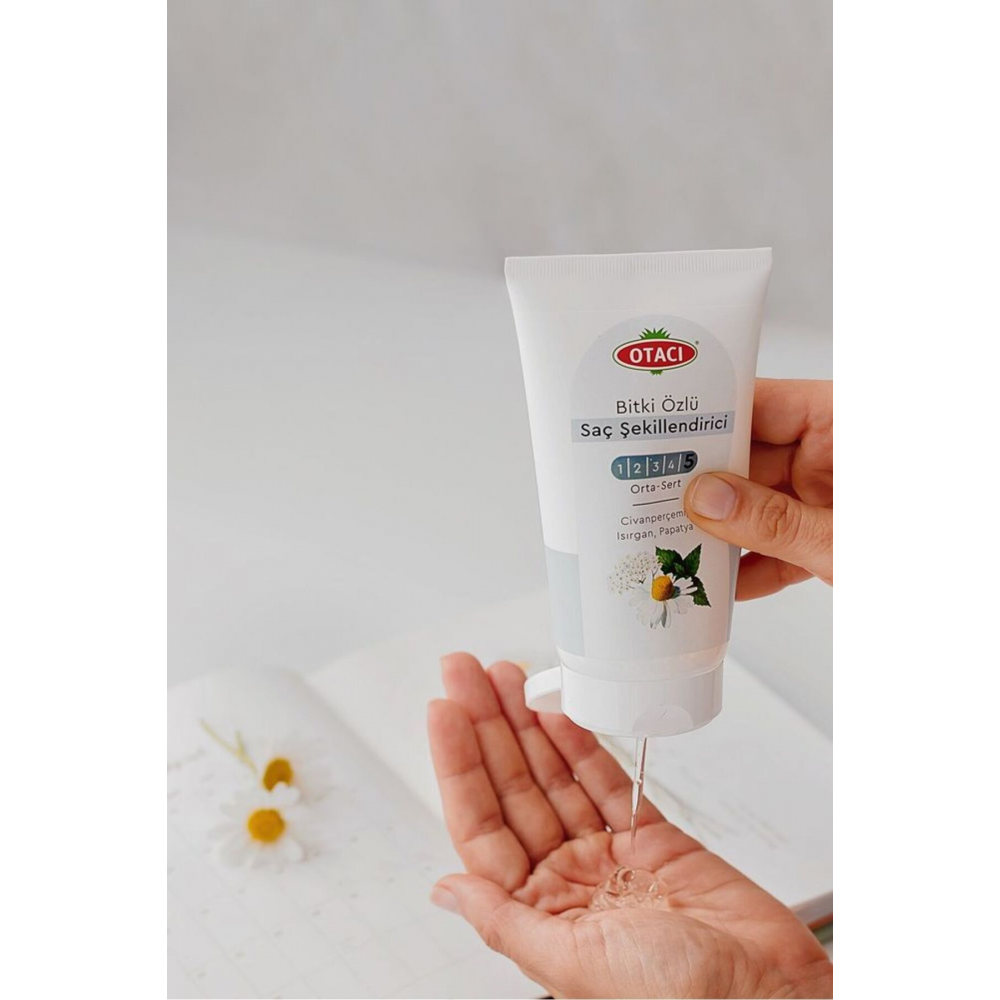 Bitkisel Besleyici Saç Şekillendirici Orta-Sert