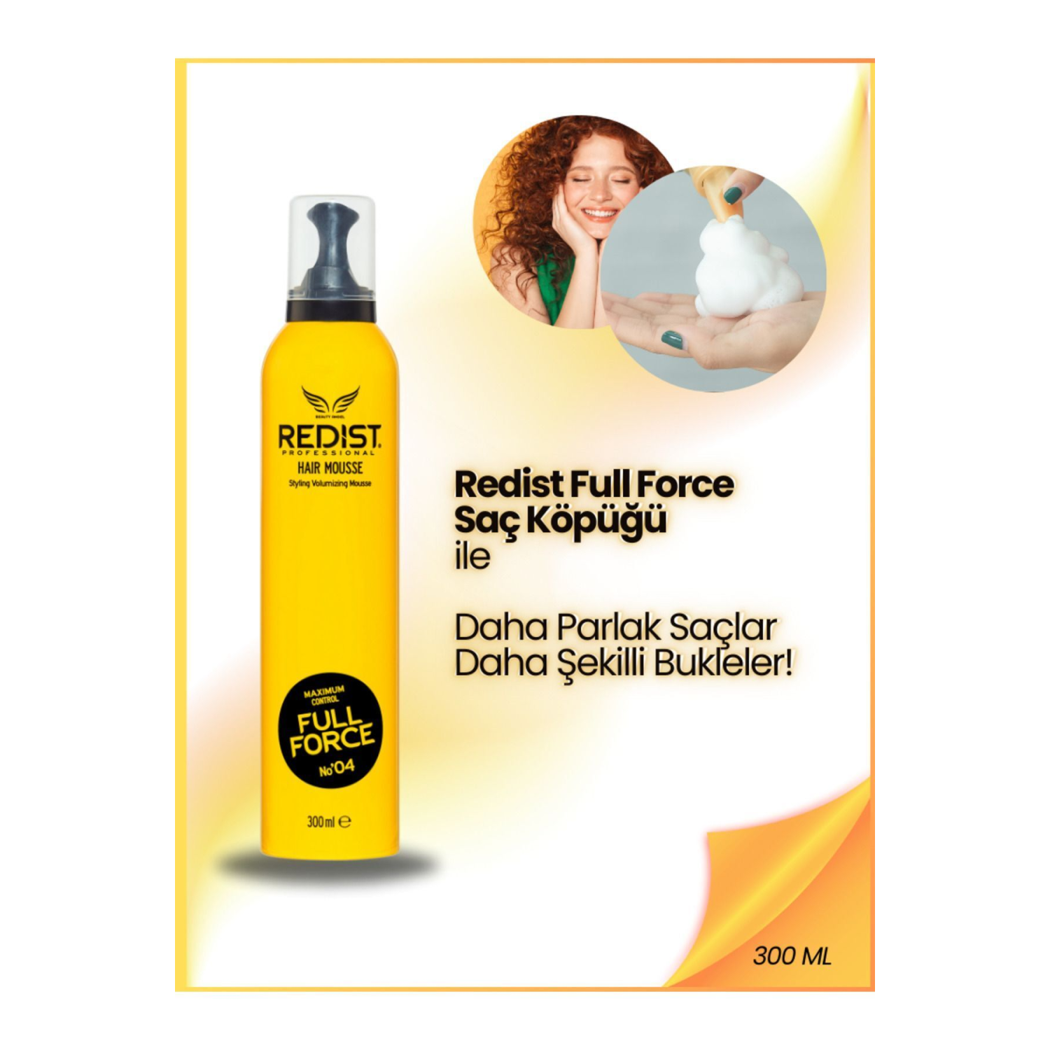 Full Force Saç Köpüğü 300 Ml